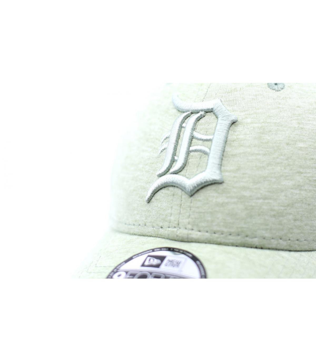 light-green D cap